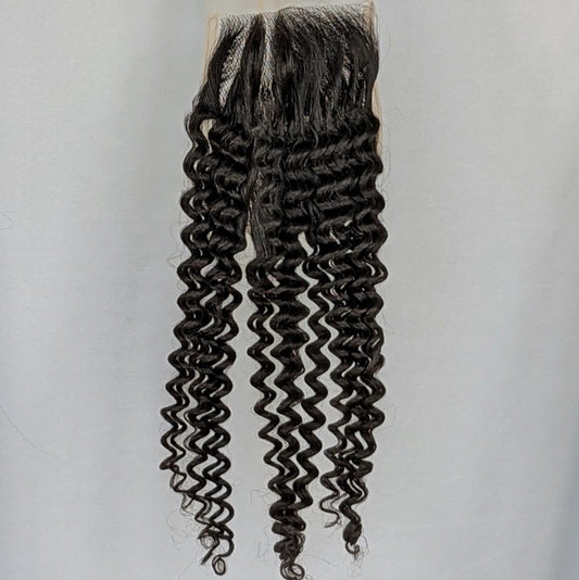 Cambodian Deep Wave Hair Lace Closures